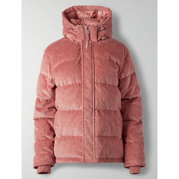 The Super Puff In Dusty Coral Cord | Aritzia - Picture 1 of 7